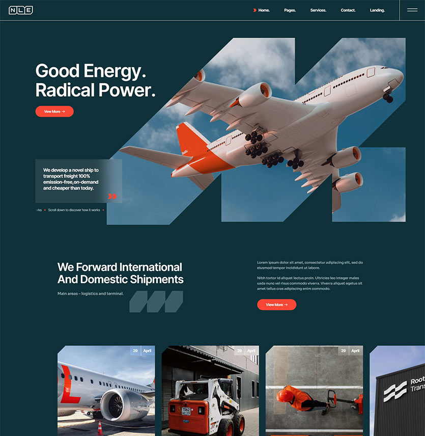 FreightExpress WordPress Theme