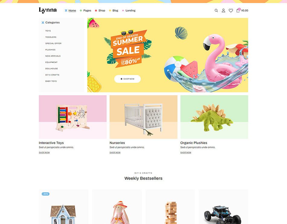 Lynna WordPress Theme