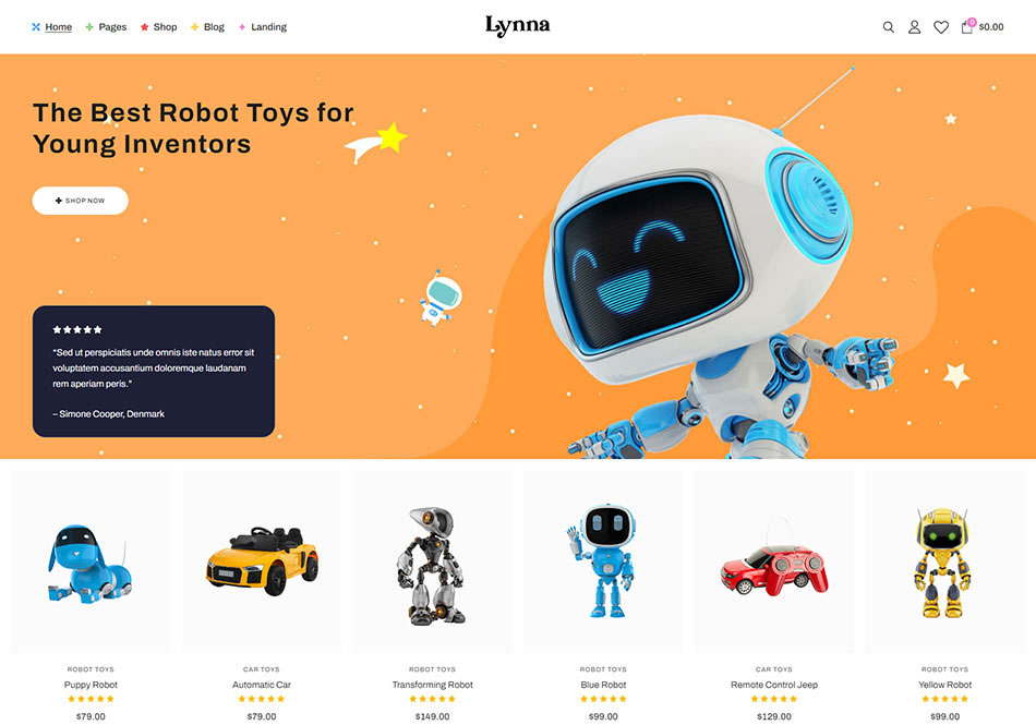 Lynna WordPress Theme