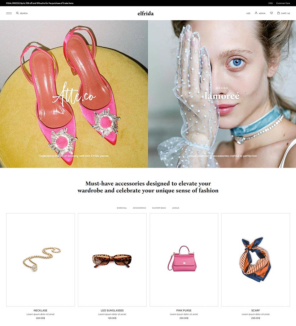 Elfrida_wordpress_theme