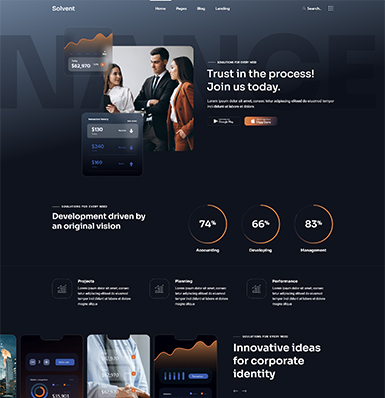 Solvent WordPress Theme