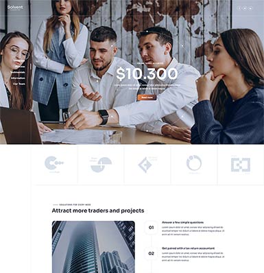 Solvent WordPress Theme