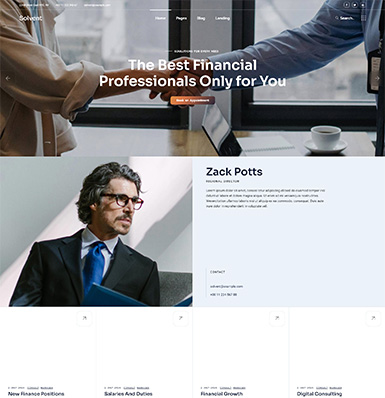 Solvent WordPress Theme