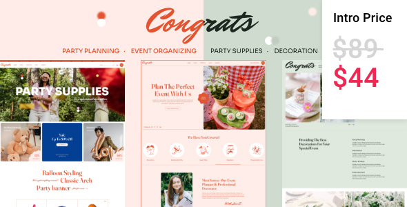 Congrats WordPress Theme