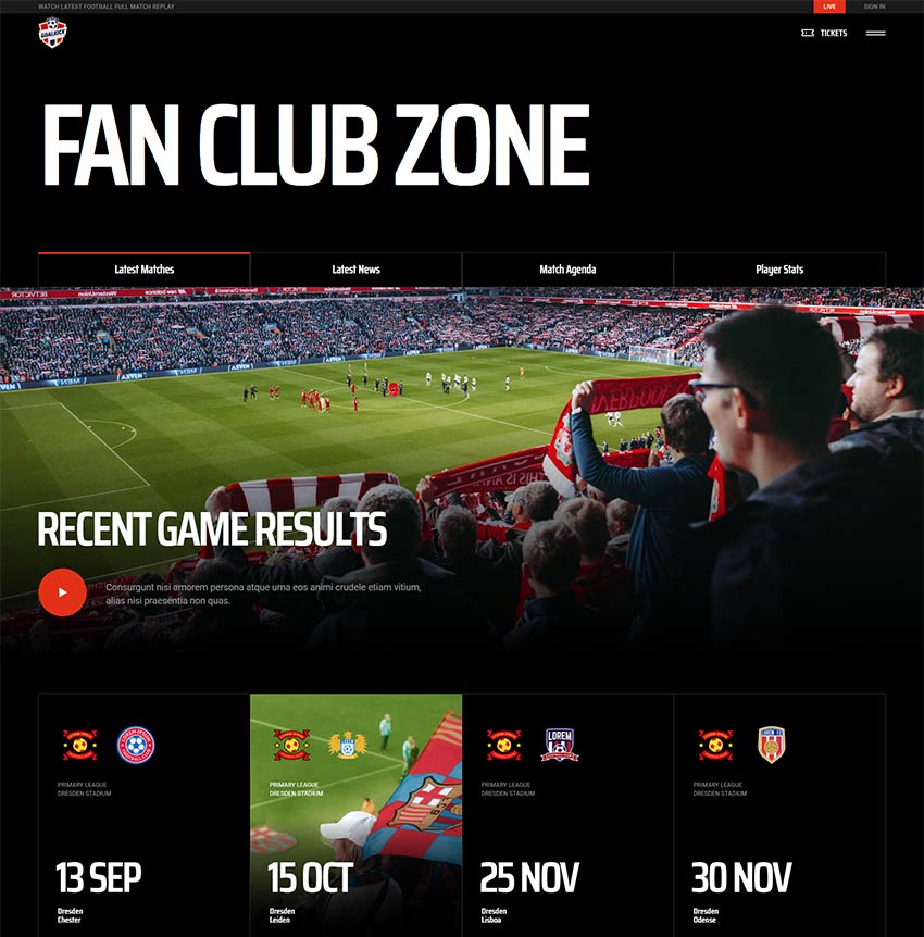 GoalKick WordPress Theme