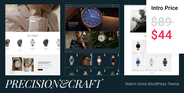 Precision&Craft WordPress Theme