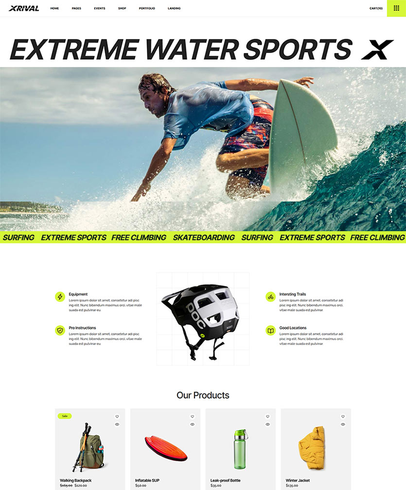 Xrival WordPress Theme