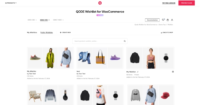 QODE Wishlist for WooCommerce