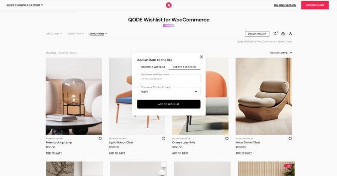 QODE Wishlist for WooCommerce