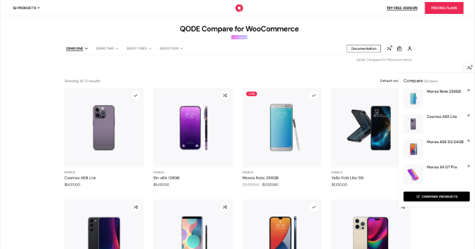 QODE Compare for WooCoomerce