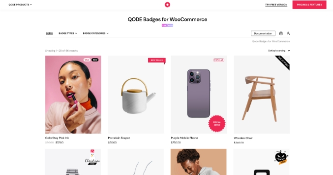 QODE Badges for WooCommerce