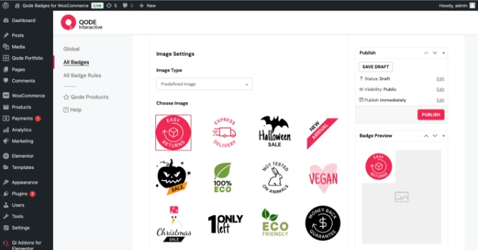 QODE Badges for WooCommerce